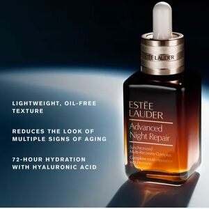 Estée Lauder‘s patented formula advanced night repair 3.7 ounces . Original $255